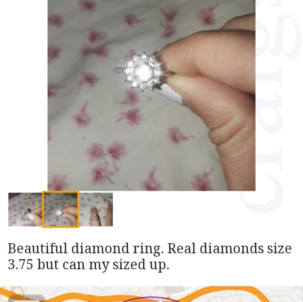 Diamond ring - Picture 2 of 4